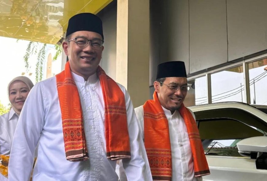 Ridwan Kamil-Suswono Secara Resmi Daftar Pilgub ke KPU Jakarta