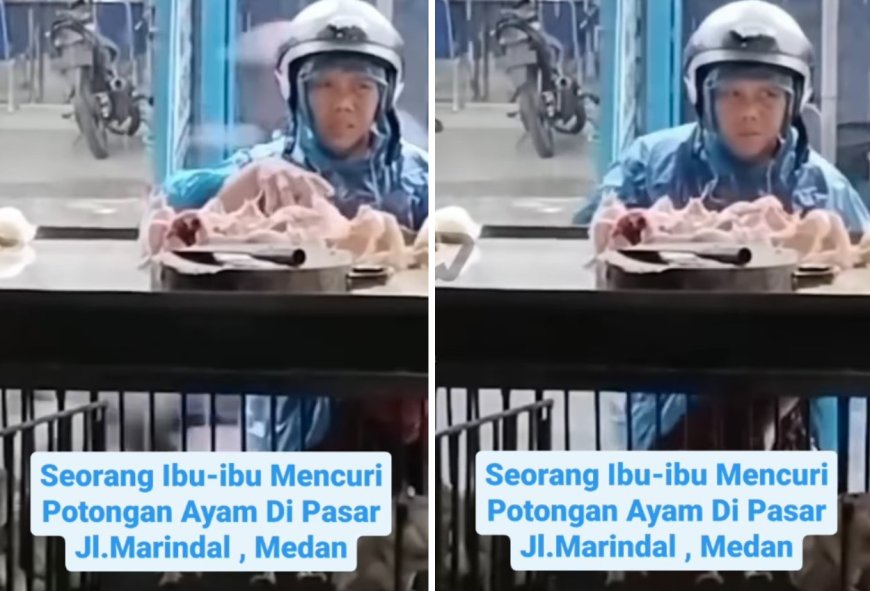 Emak-emak di Medan Keciduk Curi Ayam, Modusnya Beli Bumbu