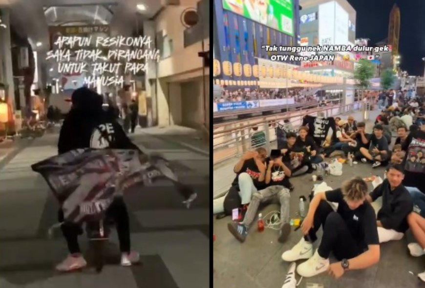 Viral di Medsos Oknum Pekerja Migran Indonesia buat Geng di Jepang, Buat Gaduh Hingga Warga Minta di Deportasi