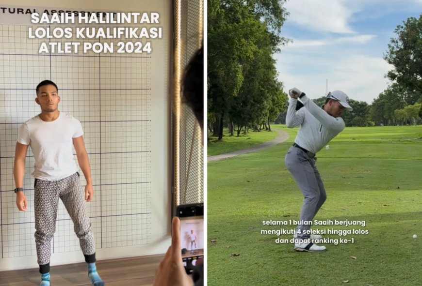 Saaih Halilintar Lolos ke PON 2024 Cabang Olahraga Golf!