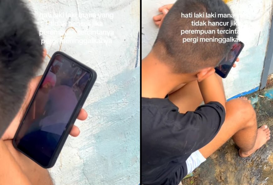 Tangis Perantau Ini Pecah Saat Melihat Pemakaman Ibunya Lewat Video Call