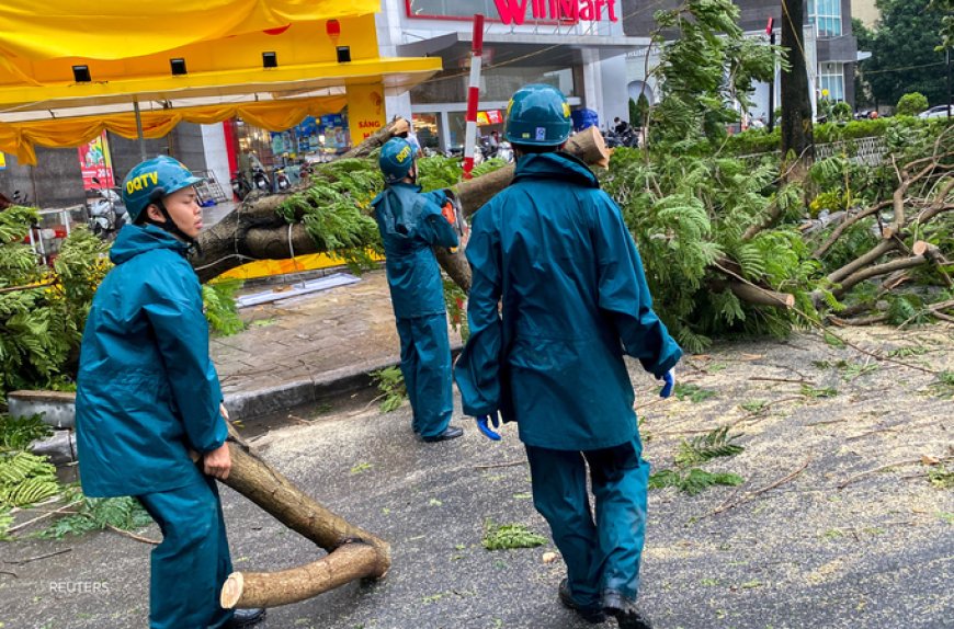 Vietnam Dilanda Angin Topan Super, 35 Orang Dikabarkan Tewas