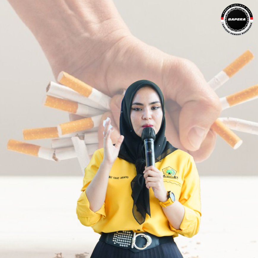 Ranny Fahd A Rafiq Mendukung Program Kemenkes Menekan Konsumsi Rokok pada Anak dan Remaja