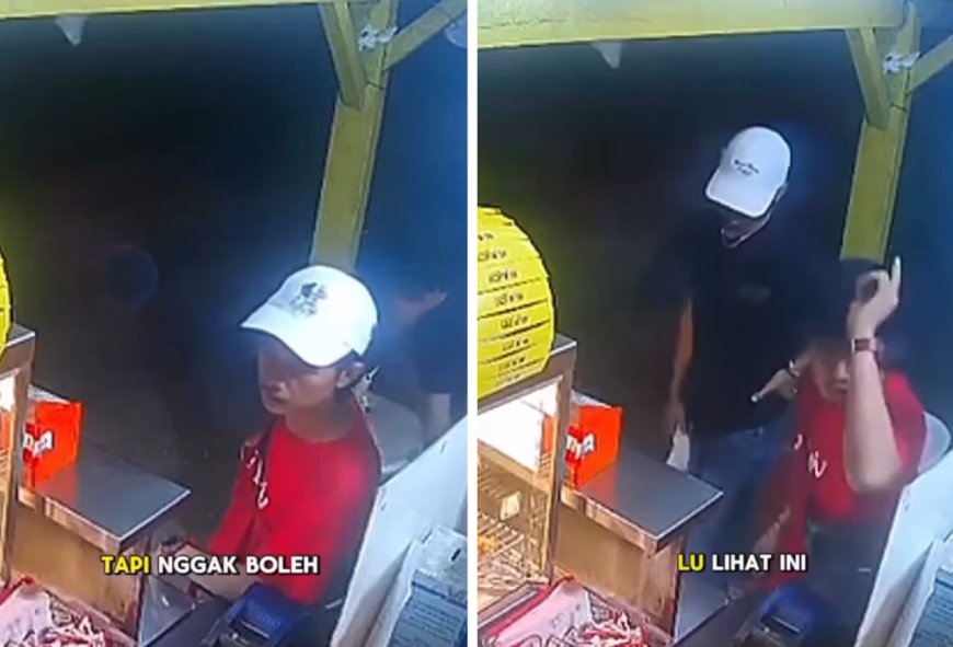 Viral Beredar Video Aksi Premanisme Pria Baju Merah Ngamuk Karena Gagal Malak di Kranggan