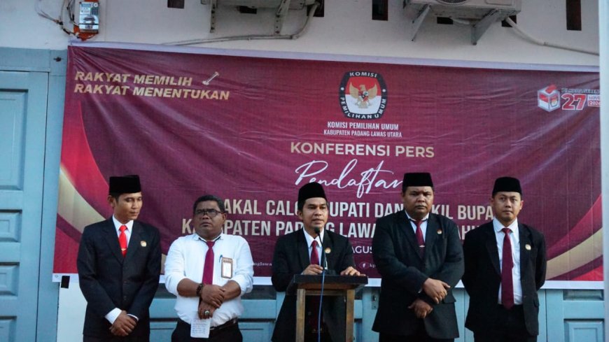 KPU Paluta Sebut Tiga Paslon Memenuhi Persyaratan Ikut Pilkada Serentak Tahun 2024