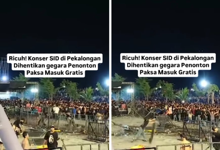 Konser SID di Pekalongan Ricuh, Belasan Penonton Dikabarkan Terluka