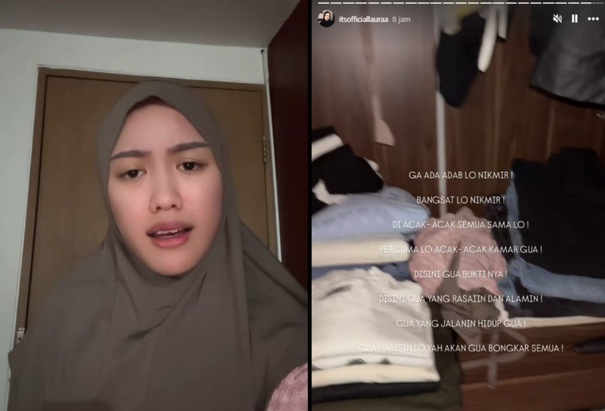 Lolly Ngamuk Perlihatkan Lemarinya Diacak-acak hingga Lontarkan Kata Kasar untuk Nikita Mirzani