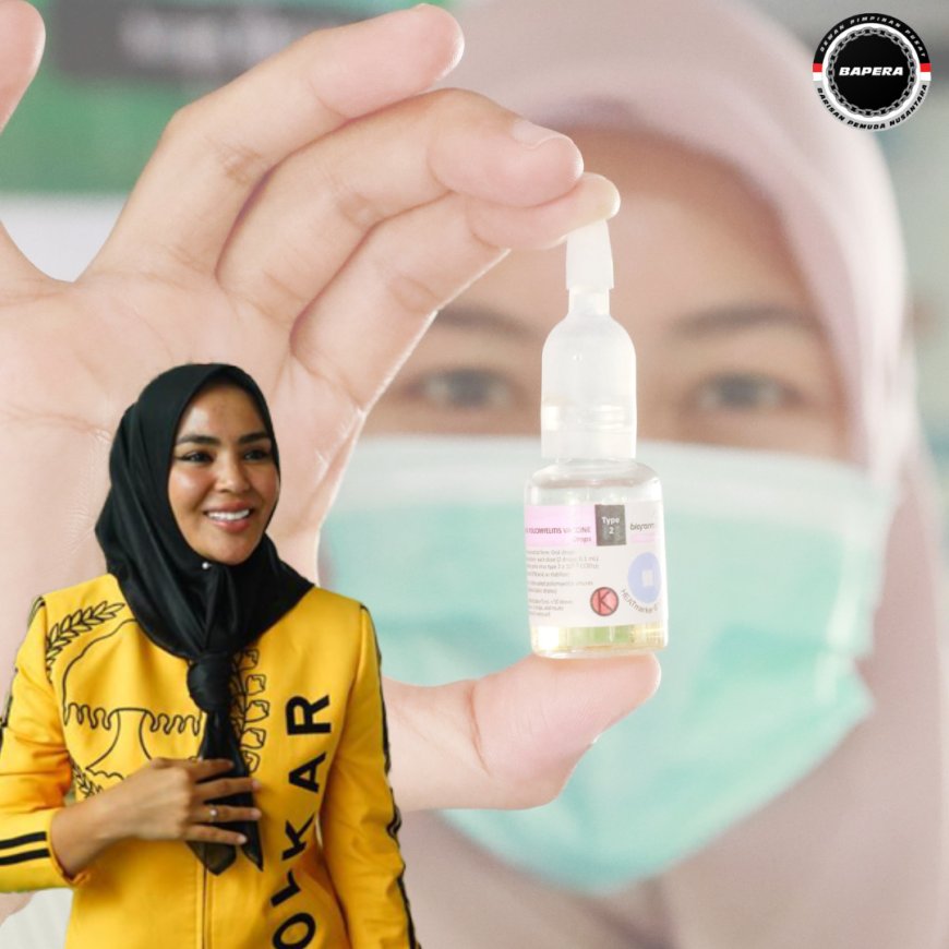 Ranny Fahd A Rafiq Dukung Kemenkes untuk Pastikan Semua Anak Usia 0-7 Tahun Dapatkan 2 Dosis Imunisasi Saat PIN Polio