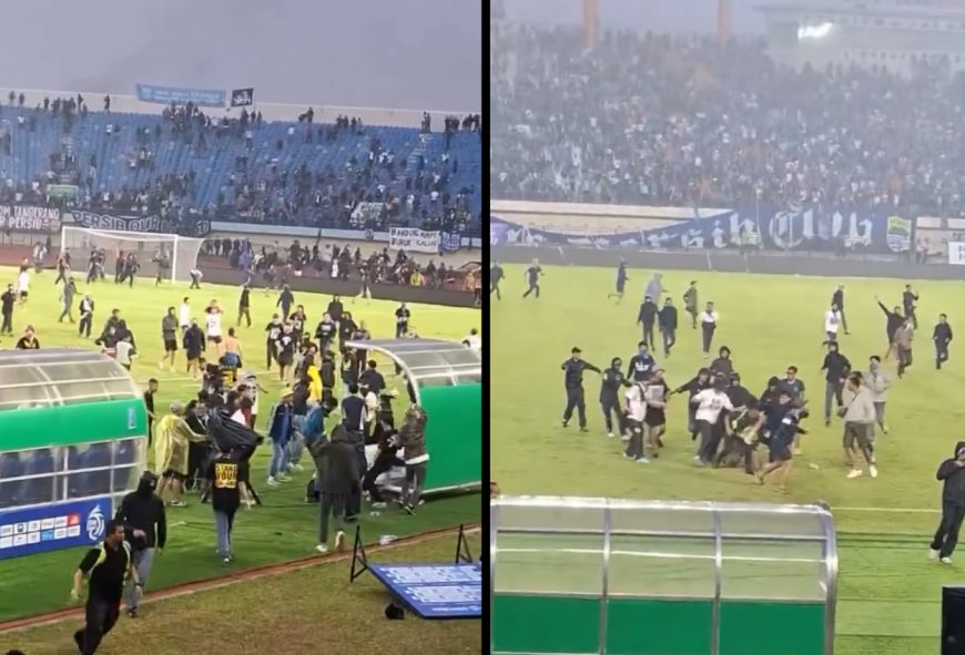 Dipicu Adanya Dugaan Pelecehan, Laga Persib Vs Persija Berakhir Ricuh