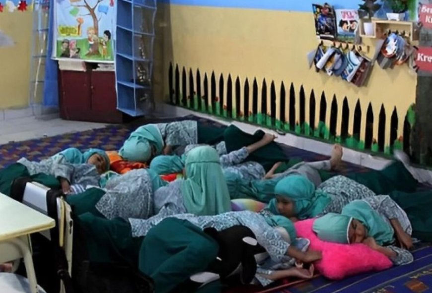 Sekolah di Dumai Terapkan Program Tidur Siang Untuk Seluruh Muridnya