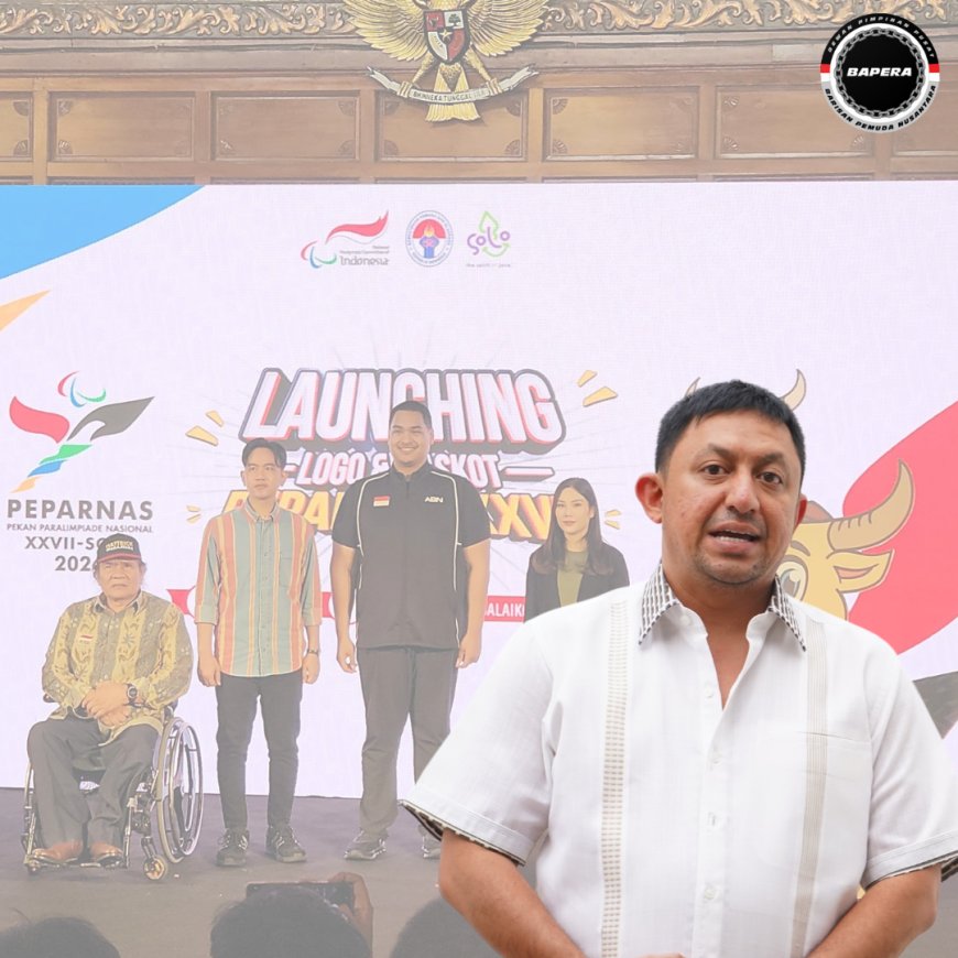 Fahd A Rafiq Mendukung Penuh Peparnas XVII Tahun 2024