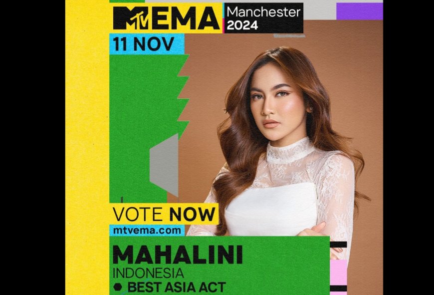 Wow! Mahalini Wakili Indonesia Masuk Nominasi Best Asia Act di MTV EMA 2024