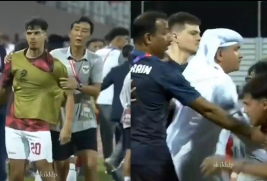 Shayne Pattynama Ngamuk di Akhir Laga Indonesia Vs Bahrain, Tak Terima Keputusan Wasit!