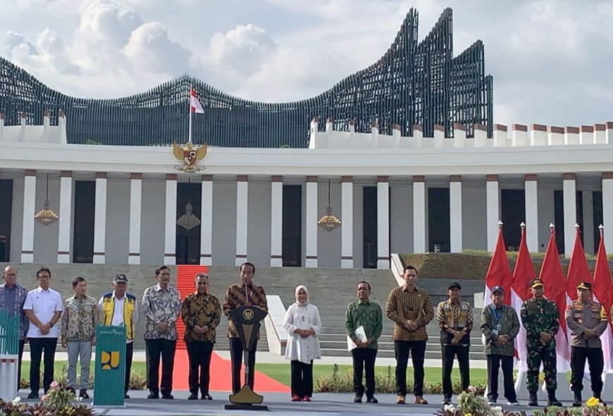 Presiden Jokowi Resmikan Istana Negara IKN, Prabowo Resmikan Istana Garuda