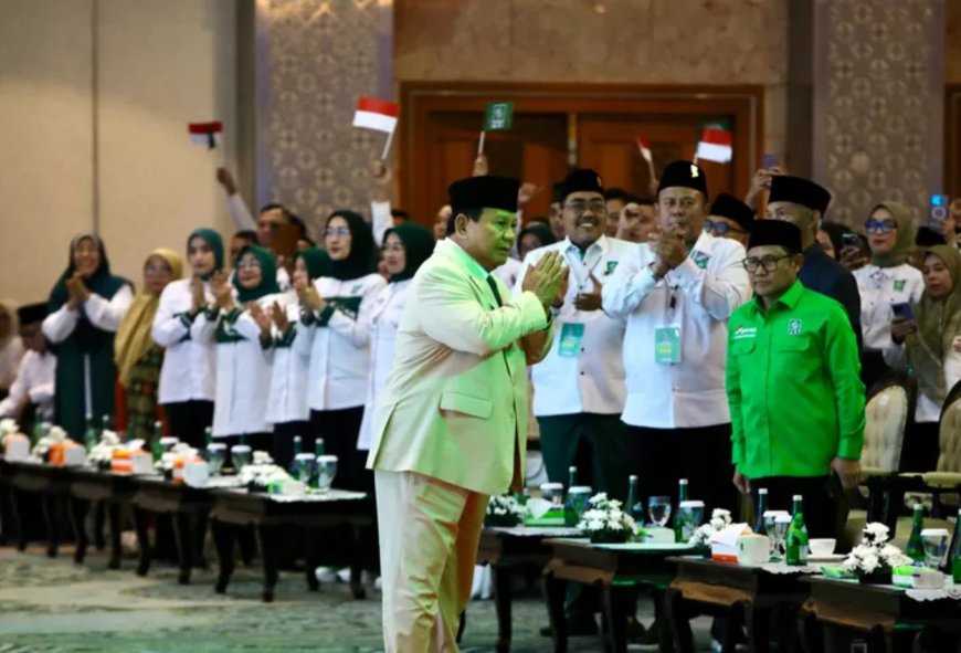 Hadiri Rakornas PKB, Prabowo Ingin Himpun Seluruh Kekuatan Bangsa untuk Kompak & Bersatu