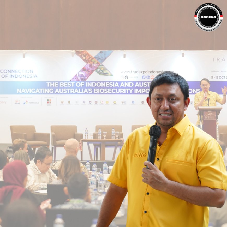 Fahd A Rafiq Bangga dengan Pertumbuhan Ekonomi Indonesia di Forum Bisnis Indonesia-Australia