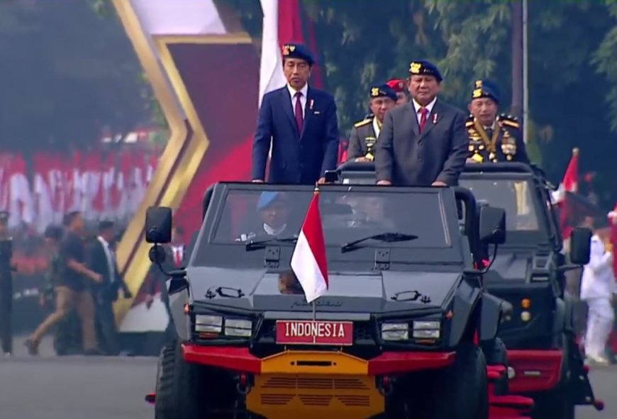 Jokowi dan Prabowo Hadiri Apel Kesiapan Pengamanan Pelantikan Presiden dan Wapres di Mako Brimob