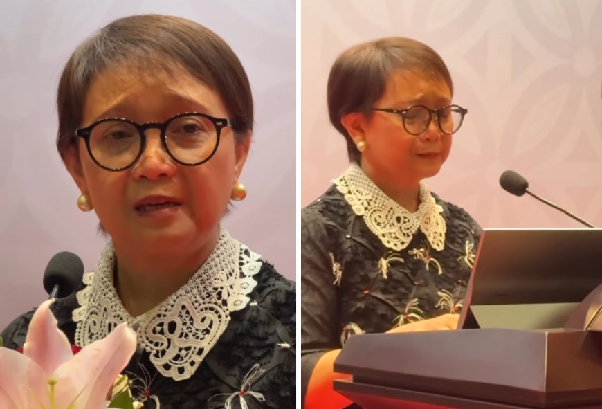 Menangis Pamit dari Kemlu, Retno Marsudi: The Best I Can Do For Indonesia