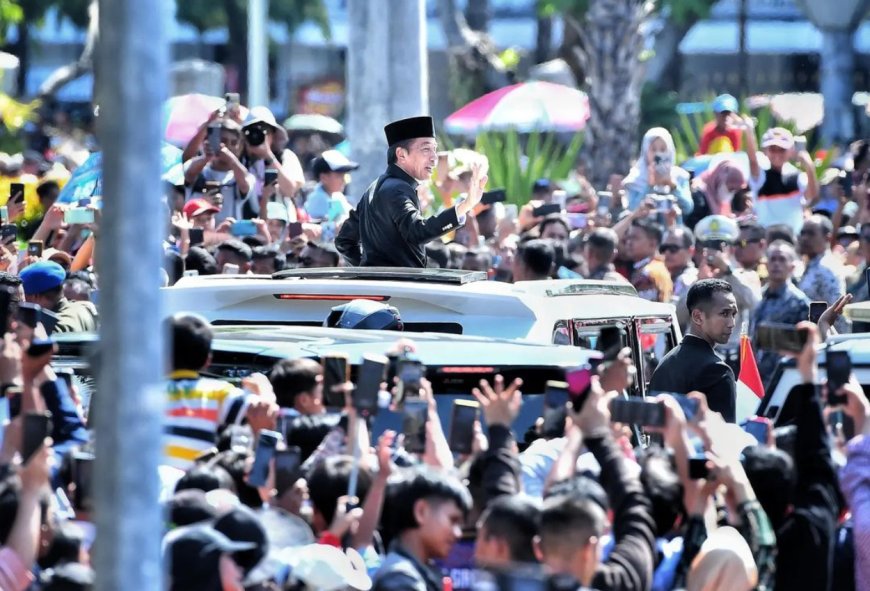 Momen Jokowi Pulang ke Solo, Disambut Meriah oleh Warga hingga Driver Gojek