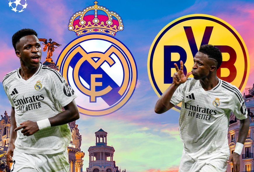 Hasil Liga Champions 2024/2025: Real Madrid Kalahkan Borussia Dortmund, Vinicius Cetak Hattrick