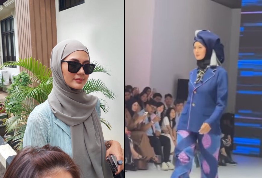 Usai Hadiri Sidang Cerai, Paula Verhoeven Tampil Memesona di Runway JFW 2025