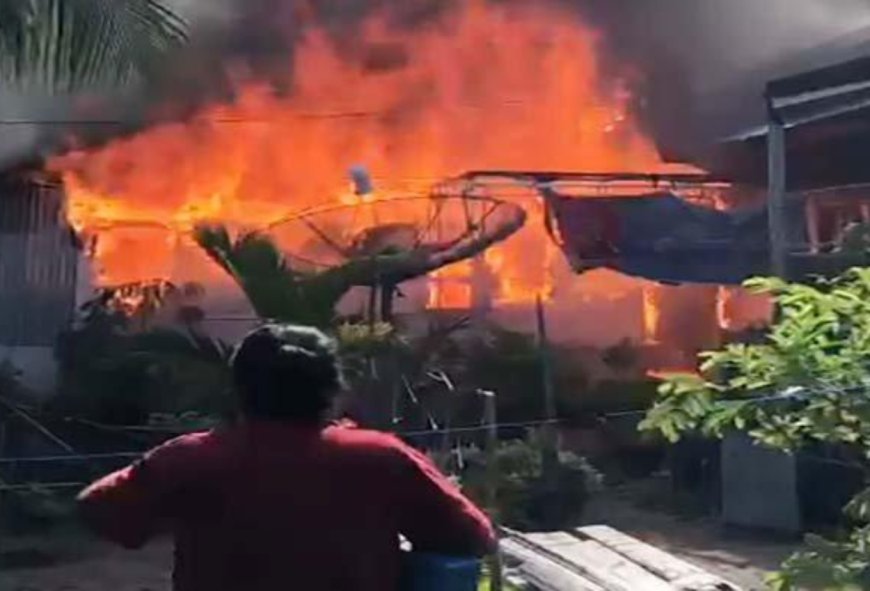 Kronologi Istri Bakar Suami di Alor, Tiga Rumah Hangus Terbakar!