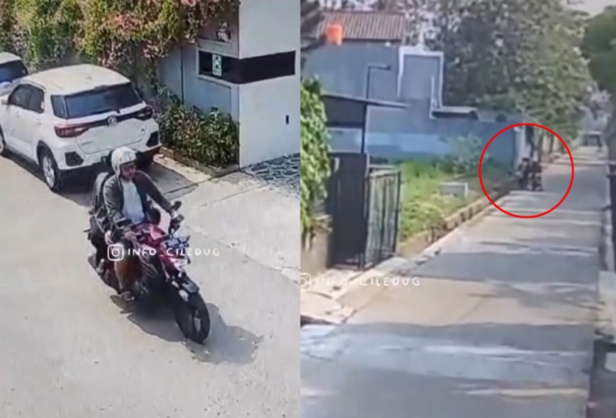 Viral Video CCTV Pasangan Diduga Buang Anak Bayi Laki-laki Berusia 8 Jam di Tangsel