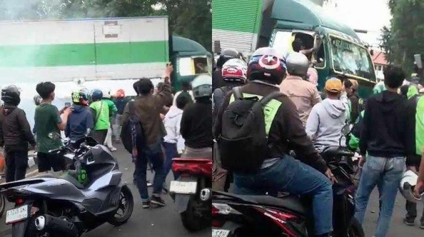 Truk Kontainer Tabrak 16 Mobil dan Sejumlah Motor di Tangerang, Dikejar Massa hingga 11km