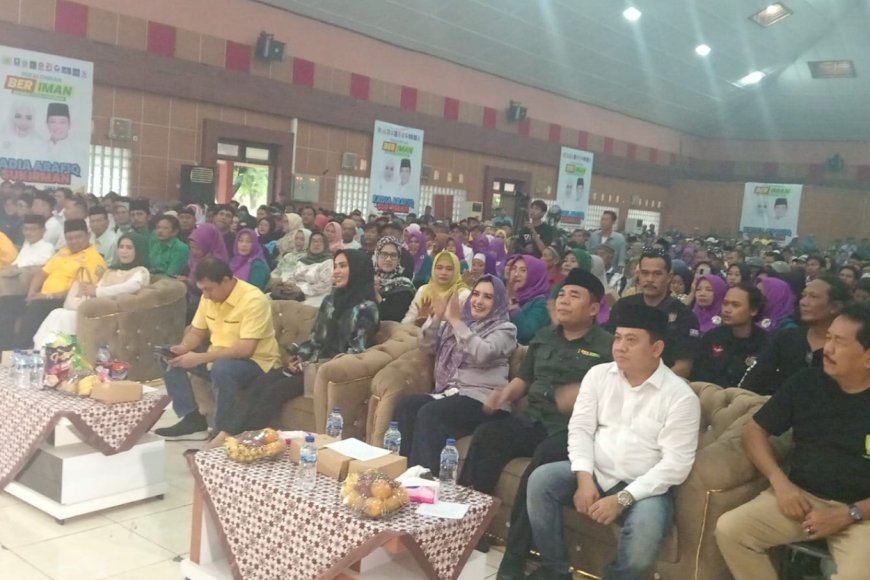 3. Suasana dalam Acara Apel Tim Pemenangan Paslon Fadia-Sukirman