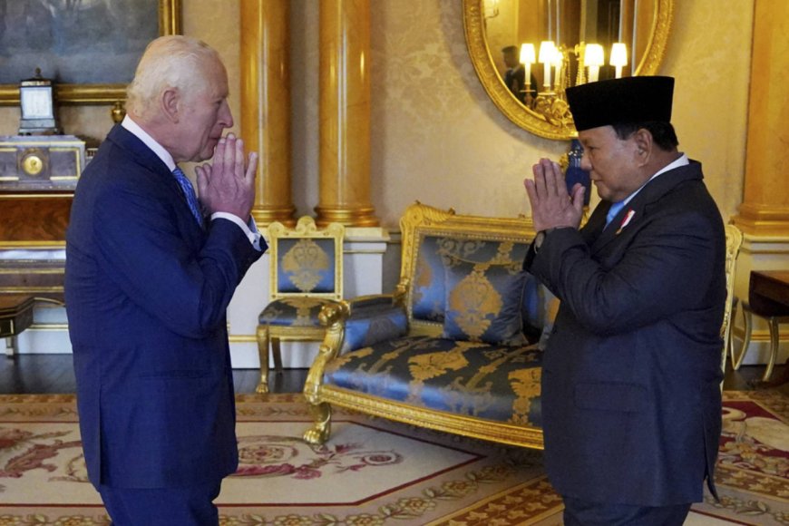 Momen Presiden Prabowo Subianto Bertemu dengan Raja Charles III