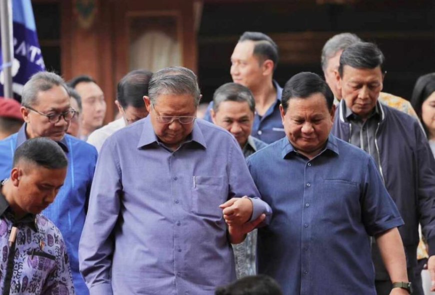 Prabowo Bertemu SBY di Cikeas, Apa yang Dibahas?