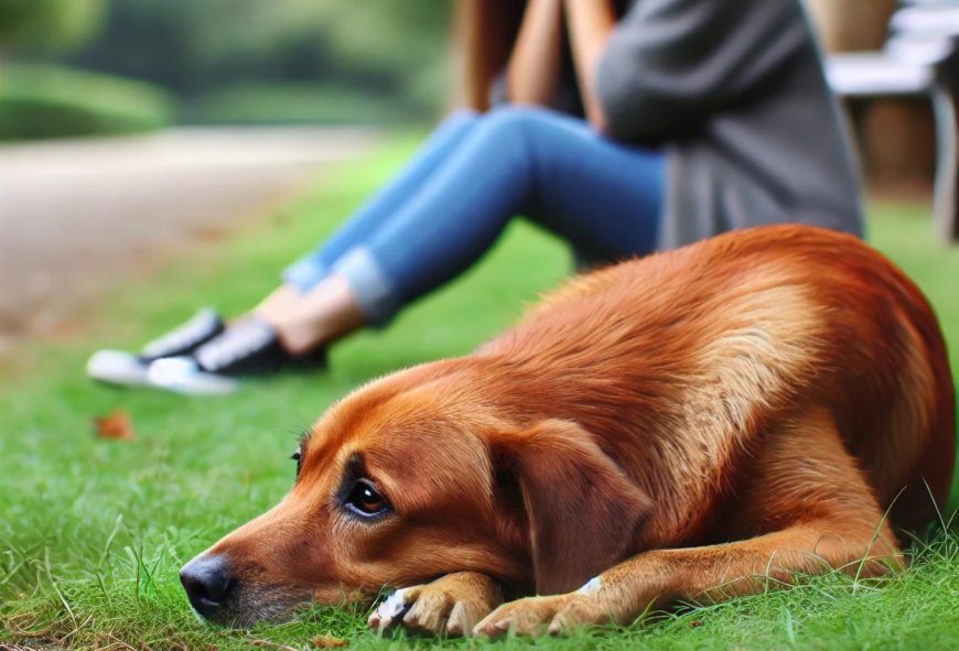 Mimpi Anjing Coklat yang Terluka atau Sakit