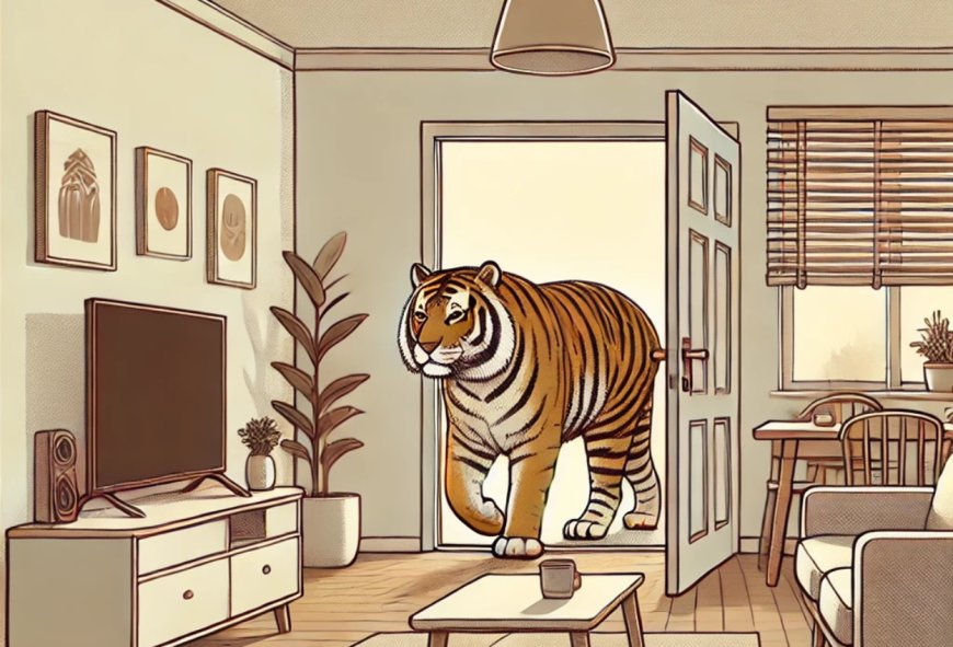 Mimpi Harimau Masuk Rumah dan Keluar Lagi Tanpa Masalah