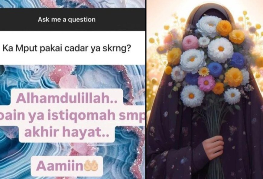 Kartika Putri Memutuskan Berhijrah dan Kenakan Cadar