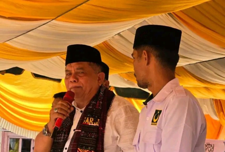 Calon Bupati Paluta No Urut 02 "HARAPAN" Kunjungi Masyarakat Simandiangin