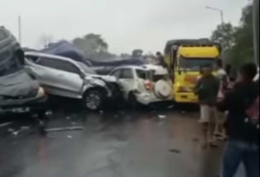 Korban Kecelakaan Beruntun di Tol Cipularang KM 92 Capai 27 Orang, 1 Tewas