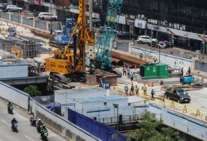 Pembangunan MRT Jakarta Fase 2A: Stasiun Glodok-Kota dalam Tahap Akhir