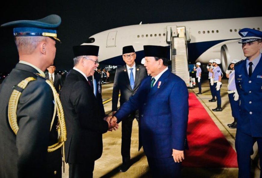 Usai Hadiri KTT  APEC di Peru, Presiden Prabowo Subianto Tiba di Brasil untuk Hadiri KTT G20