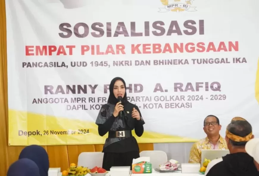 Ranny Fahd A Rafiq Sosialisasikan 4 Pilar MPR untuk Perkuat Kebangsaan di Depok