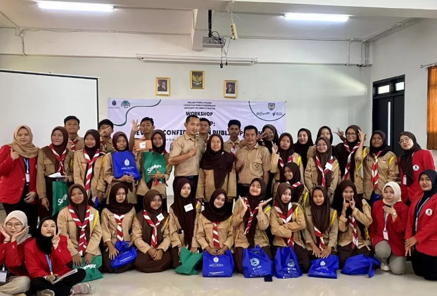 Mahasiswa Universitas Mercu Buana Sukses Beri Pelatihan Public Speaking 