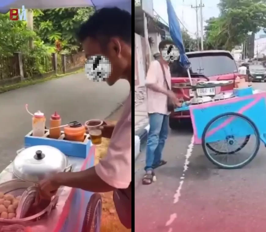 Viral Video Tukang Cilok di Ambon Disodori Miras Hingga Sempoyongan saat Jualan