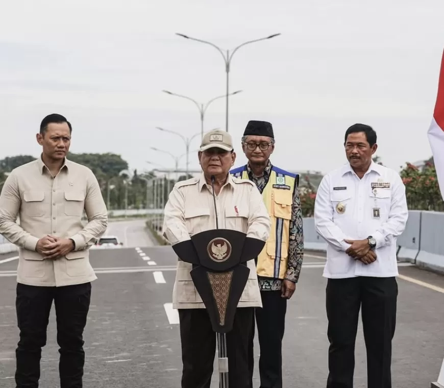 Atasi Kemacetan, Presiden Prabowo Resmikan Flyover Madukoro Semarang