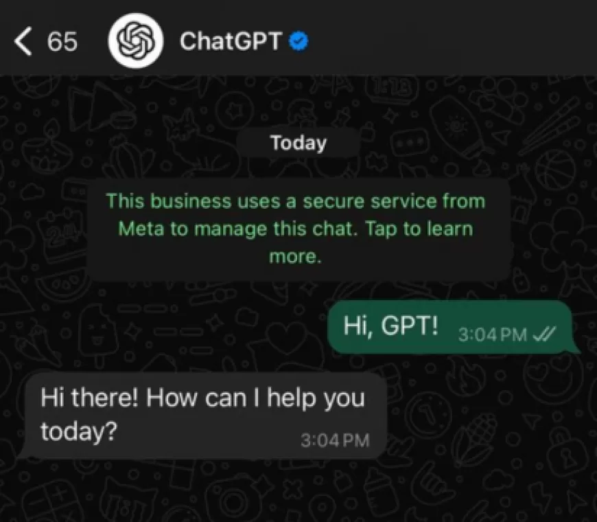 ChatGPT Kini Ada di WhatsApp, Bisa Tanya Via WA