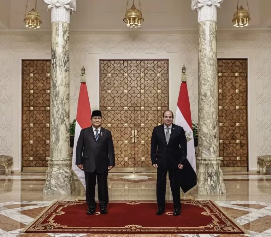 Prabowo dan Presiden Mesir Sepakat Serukan Gencatan Senjata di Palestina