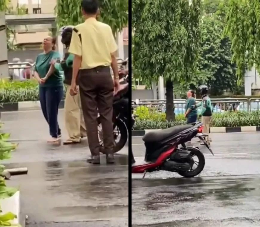 Viral Video Ibu-ibu Jalan Kaki Sambil Nangis di Tengah Jalan Raya, Netizen: Sesakit Apa Sampai Begitu