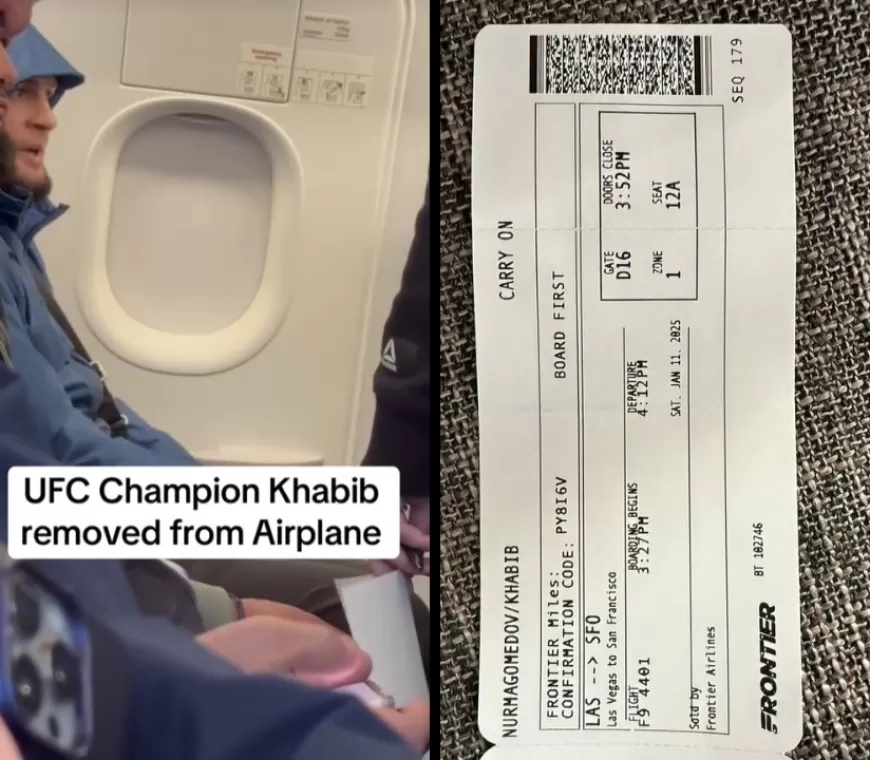 Diduga Gegara Isu Rasial, Khabib Nurmagomedov Diusir dari Pesawat Frontier Airlines