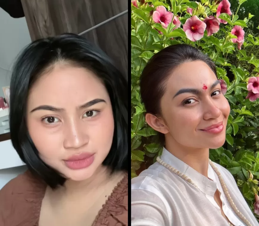 Viral Video Ibu Muda Disebut Mirip Ariel Tatum Versi Gemoy