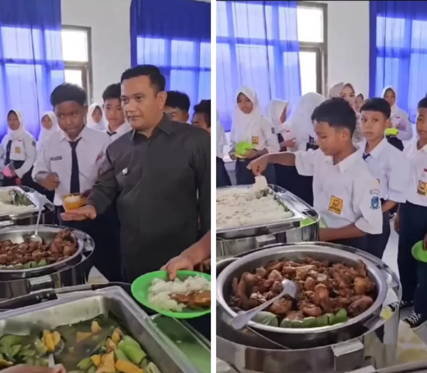 Unik! Makan Bergizi Gratis di Majalengka Disajikan Prasmanan, Netizen: Begini Kalo Dana Makan Siang di Tangan yang Tepat