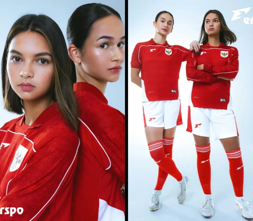 Tak Kalah Keren, Potret Jersey Kandang Baru Timnas Indonesia Putri