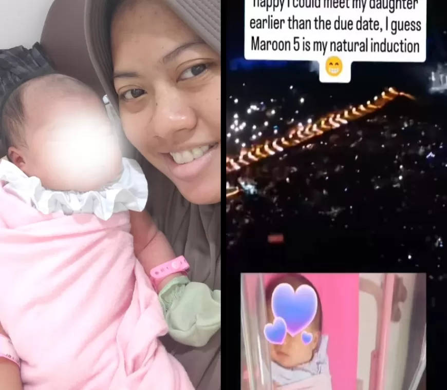 Kisah Ibu Hamil yang Pecah Ketuban Saat Nonton Konser Maroon 5